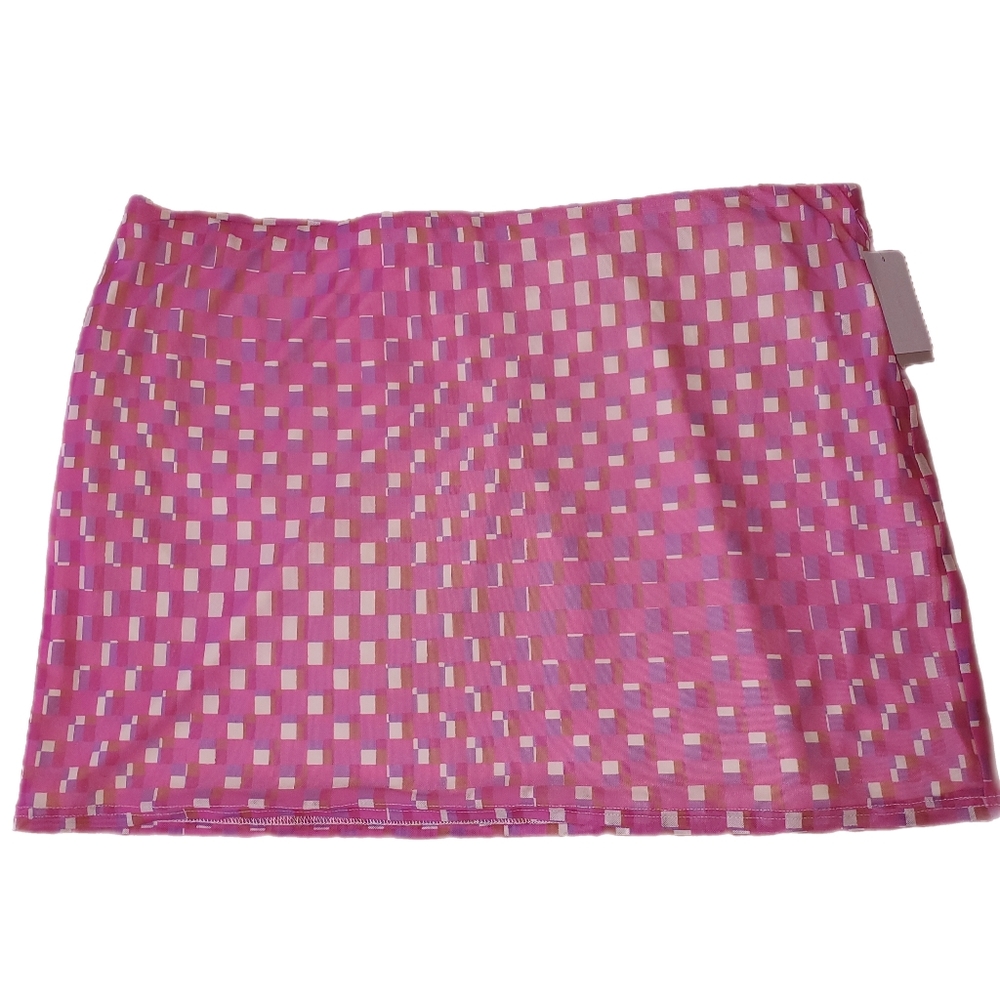 BP Geometric Mini Skirt